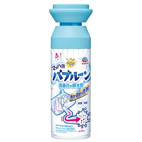 アース製薬 らくハピ マッハ泡バブルーン 洗面台の排水管 200ml