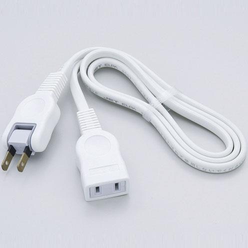 エルパ(ELPA) 延長コード 1m W-1511NB-W ホワイト