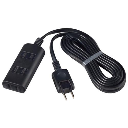 エルパ(ELPA) WBT-N3050B-BK ブラック 扉付タップラン 3個口 上挿し2・横挿し1 5m