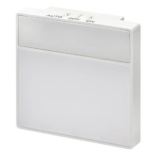 エルパ(ELPA) PM-LF005PIR-W LEDセンサー付ライト 乾電池式 フラット人感センサー