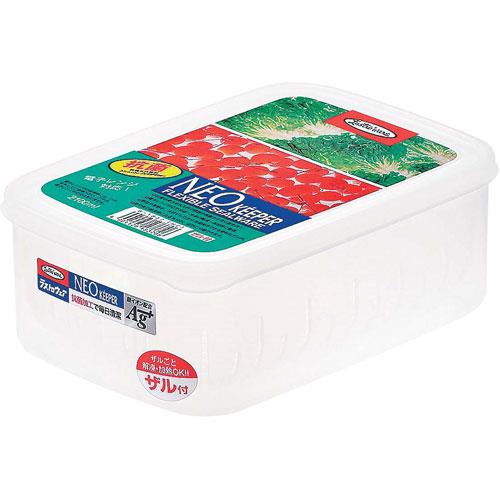 岩崎工業 ラストロ ネオキーパー フレッシュケース 角型S ザル付 B-1836