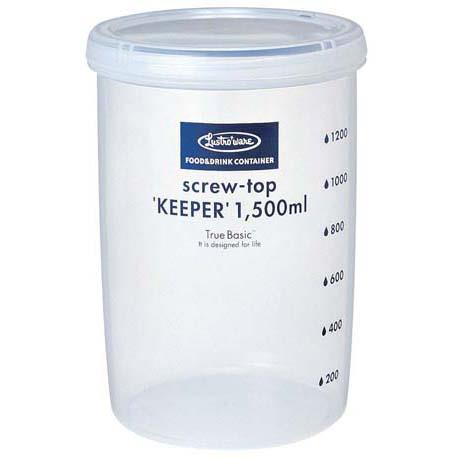岩崎工業 ラストロ スクリュートップキーパー 深型 1500ml B-2276N
