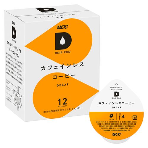 UCC DPCL002 UCCドリップポッド専用カプセル カフェインレスコーヒー 12杯