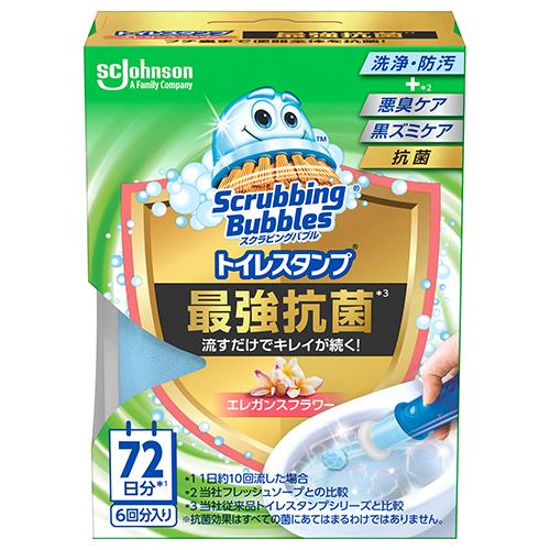 ジョンソン(Johnson) スクラビングバブル トイレスタンプ最強抗菌 エレガンスフラワー本体 38g