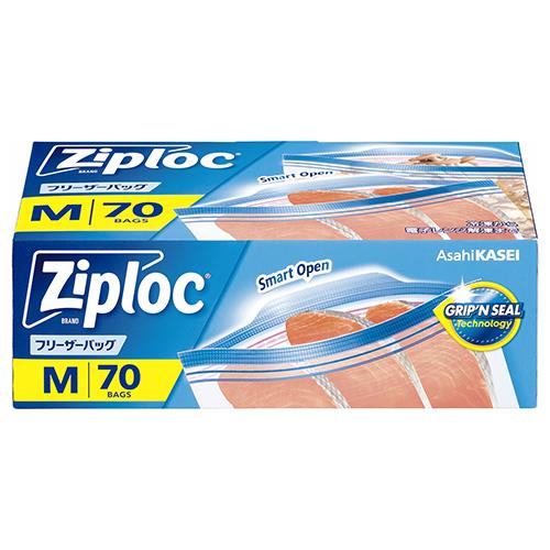 旭化成ホームプロダクツ ジップロック フリーザーバッグM 70枚