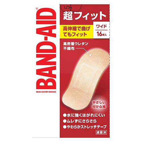 ケンビュー バンドエイド 超フィット ワイド 16枚