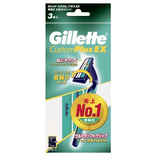 P&G ジレット カスタムプラスEX 首振式 3本入