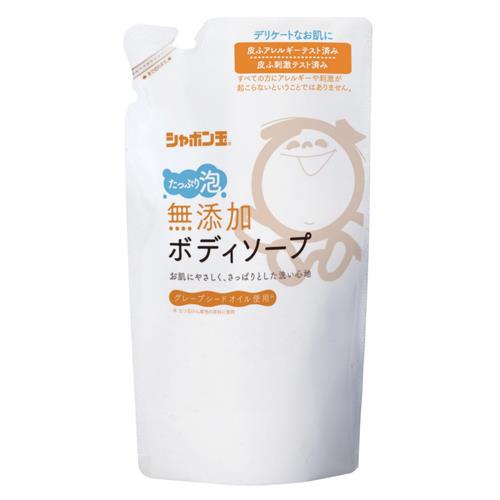 シャボン玉石けん シャボン玉石けん 無添加ボディソープ たっぷり泡 つめかえ用 470ml