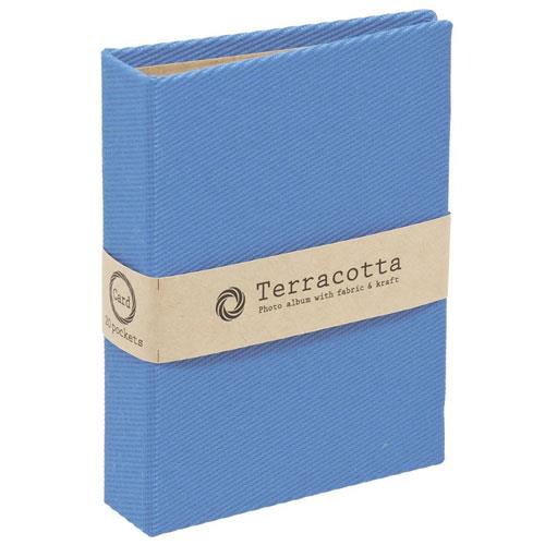 ナカバヤシ TER-CK1P-70-B ブルー テラコッタ ポケットアルバム チェキ1段20枚