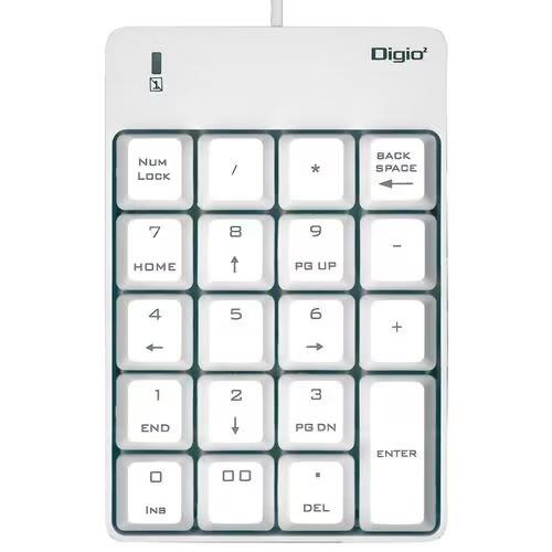 ナカバヤシ TNK-SU234W ホワイト USB有線テンキー