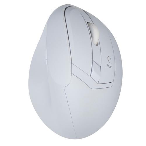 ナカバヤシ MUS-RKF179N ホワイト 無線 BlueLEDエルゴノミクスマウス 静音5ボタン