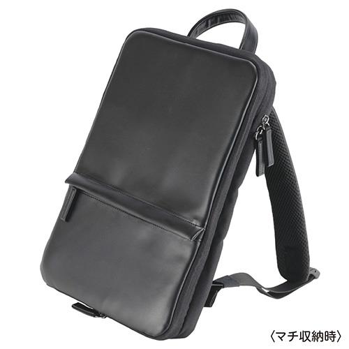 ナカバヤシ CB-283BK ブラック 厚みが変わるPCバックパック 16インチ