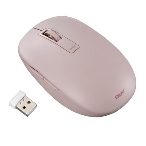 ナカバヤシ MUS-RKF218P ピンク 無線静音5ボタンBlueLEDマウス