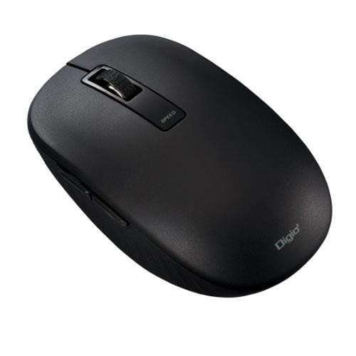 ナカバヤシ MUS-BKF219BK ブラック Bluetooth静音5ボタンBlueLEDマウス