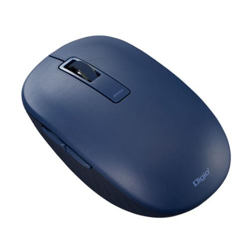 ナカバヤシ MUS-BKF219NB ネイビー Bluetooth静音5ボタンBlueLEDマウス