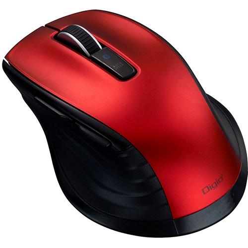 ナカバヤシ MUS-BKF228R レッド F_line Bluetooth静音5ボタンBlueLEDマウス