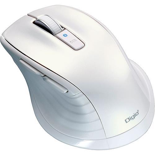 ナカバヤシ MUS-BKF228W ホワイト F_line Bluetooth静音5ボタンBlueLEDマウス