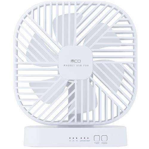 ミヨシ USF-022W ホワイト マグネットUSB FAN