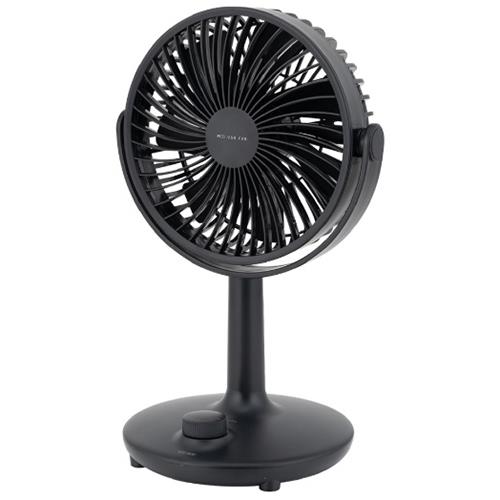ミヨシ USF-21BK ブラック 卓上用USB扇風機