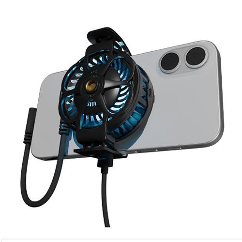 ナカバヤシ SMP-02BK ブラック スマートフォンクーラー クリップタイプ スマホ