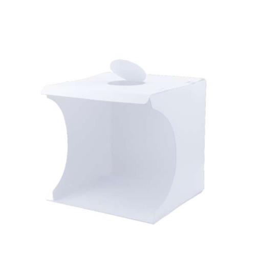 ミヨシ SAC-BOX04W LEDリングライト付き撮影BOX