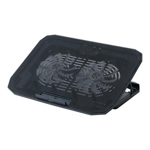 ナカバヤシ NSF-11BK ノートPCクーラー 2WAY2FANシンプル