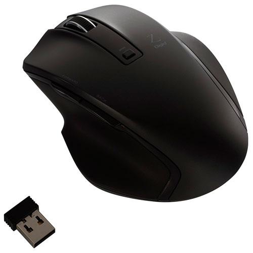 ナカバヤシ MUS-RKF129BK ブラック USB 無線5ボタンBlueLEDマウス