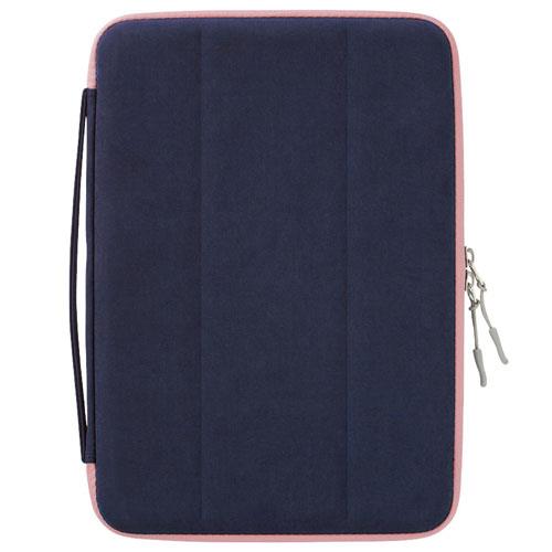 ナカバヤシ SZC-FC112001NBP ネイビー×ピンク 11.6インチ汎用PCセミハードケース