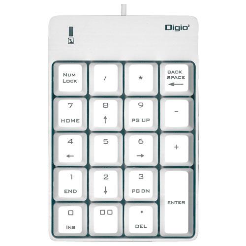 ナカバヤシ TNK-SU232W ホワイト シンプルUSBテンキーボード