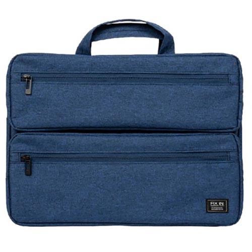 ナカバヤシ SZC-FC151908BL ブルー 15インチ汎用PCインナーバッグ 2ポケット付
