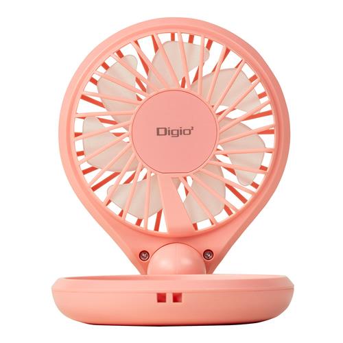 ナカバヤシ UA-056P ピンク ミラー付きコンパクトファン