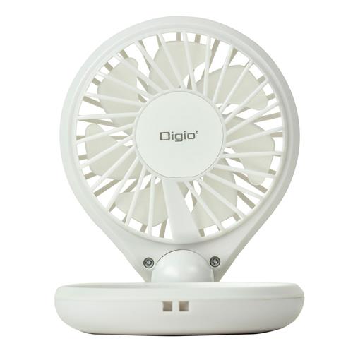 ナカバヤシ UA-056W ホワイト ミラー付きコンパクトファン