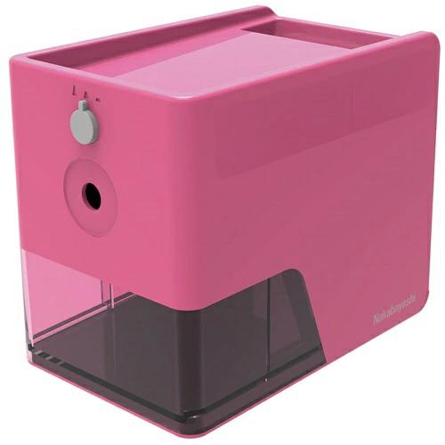 ナカバヤシ DPS-601K-P ピンク 電動鉛筆削りスリムトレータイプ