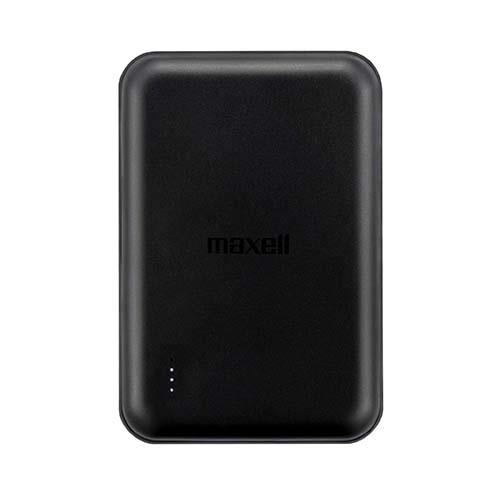 マクセル(maxell) MPC-CM5000 ブラック マグネット式ワイヤレスモバイル充電バッテリー 5000mAh