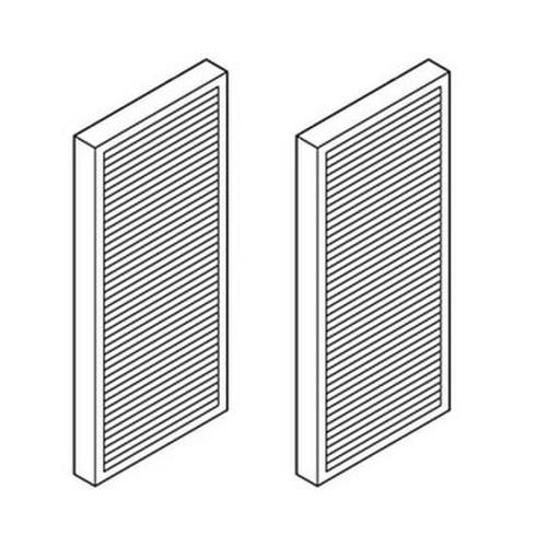 パナソニック(Panasonic) F-ZKJP20 空気清浄機用 集じん 交換フィルタ― 2枚
