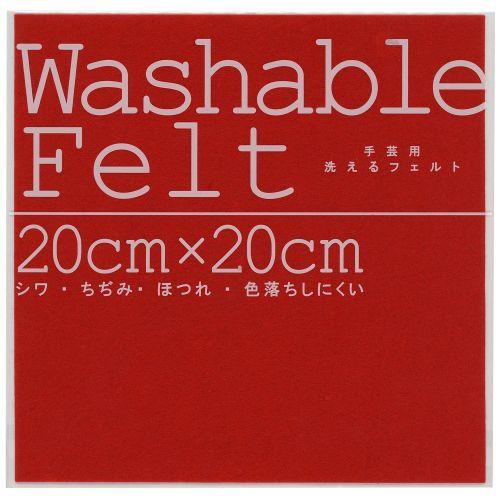 アーテック 株 ミササ ウォッシャブルフェルト レッド 50817
