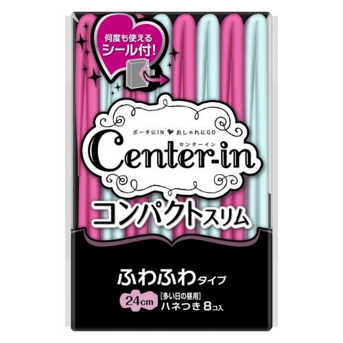 ユニ・チャーム(unicharm) センターイン コンパクトスリム ふわふわタイプ 多い日の昼用 8枚