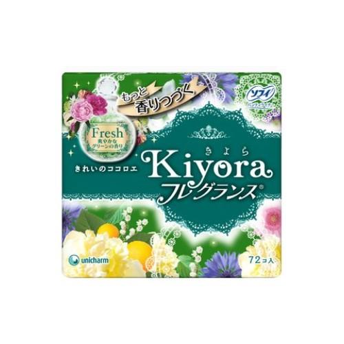 ユニ・チャーム(unicharm) ソフィ Kiyora きよら フレグランス 爽やかなグリーンの香り 72枚