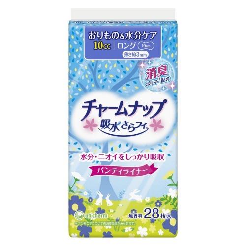 ユニ・チャーム(unicharm) チャームナップ 吸水さらフィ パンティライナー ロング 無香料 28枚入