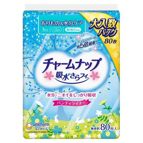 ユニ・チャーム(unicharm) 吸水さらフィ パンティライナー 80枚入り