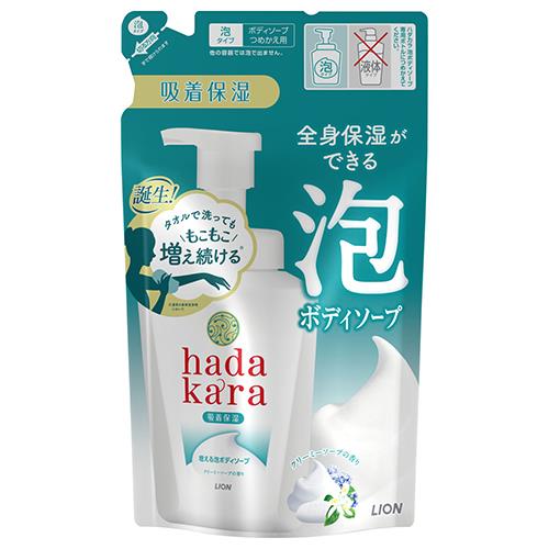 ライオン(LION) hadakara ハダカラ 泡ボディソープ クリーミーソープの香り 詰替 440ml