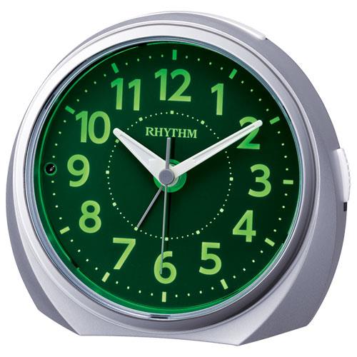 RHYTHM(リズム) 8RE666SR19 クオーツ目覚まし時計 ルークR666