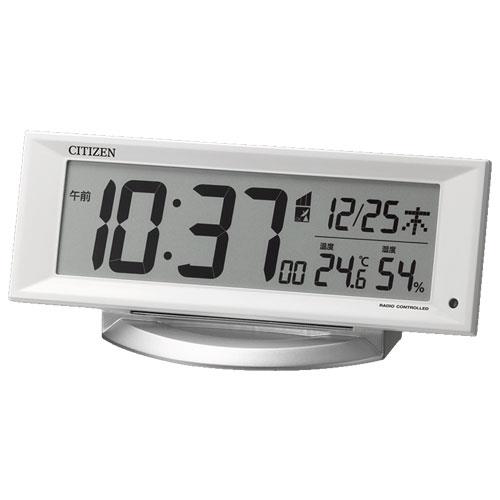 RHYTHM(リズム) 8RZ202-003 白 電波目覚まし時計