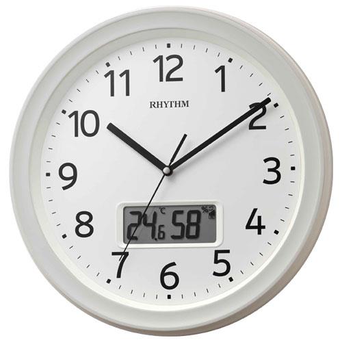 RHYTHM(リズム) 8FYA02SR03 フィットウェーブリブA02 電波掛け時計