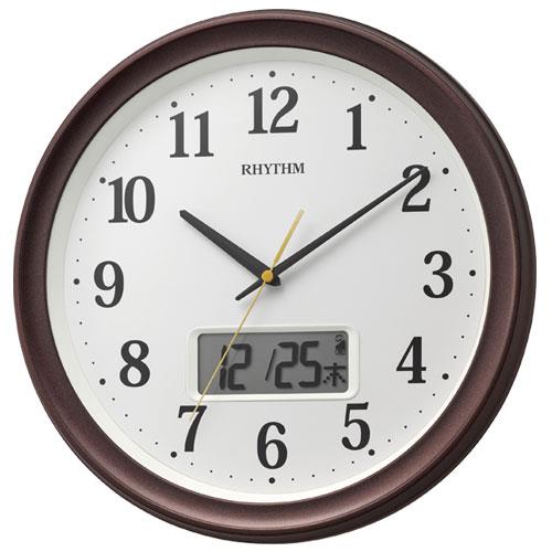 RHYTHM(リズム) 8FYA02SR06 フィットウェーブリブA02 電波掛け時計