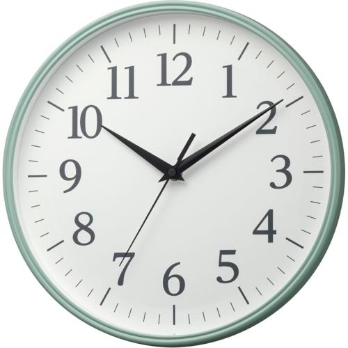 RHYTHM(リズム) 8MGA42ND04 ブルー クオーツ掛け時計 連続秒針 見やすいフォント