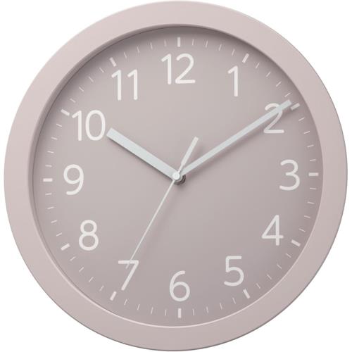 RHYTHM(リズム) 8MGA43ND13 ピンク クオーツ掛け時計 連続秒針 見やすいフォント