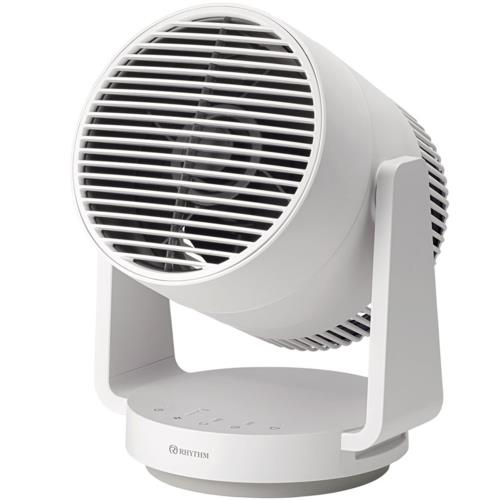 【長期保証付】RHYTHM(リズム) Silky Wind Circulator 大風量2重反転ファンサーキュレーター 9ZFA39RH08 ライトグレー