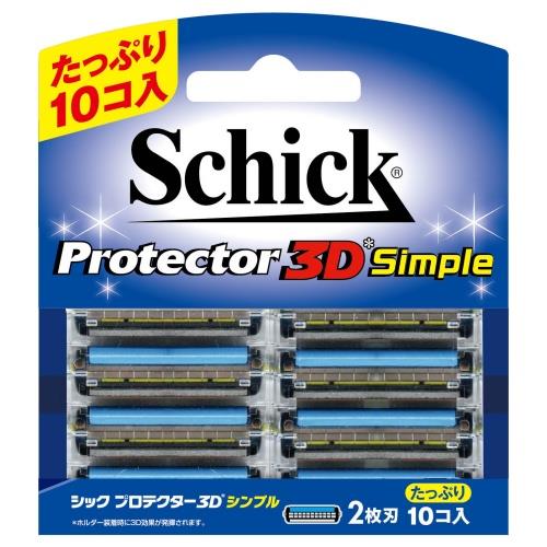 Schick(シック・ジャパン) プロテクター3D シンプル 替刃 10コ入