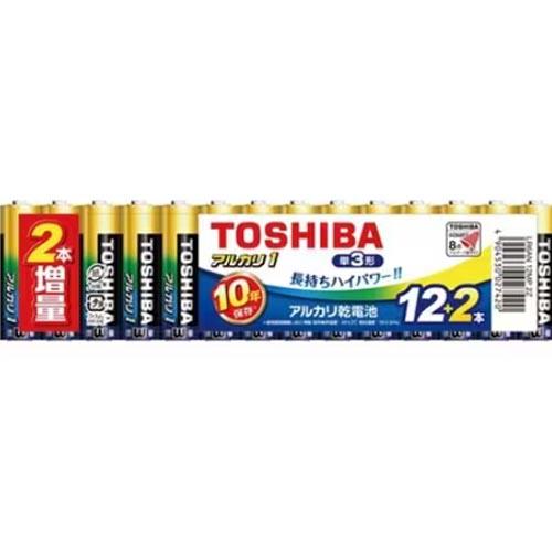 東芝(TOSHIBA) LR6AN12MP2Z アルカリ乾電池 単3形 12本+2本パック